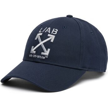 Boné curvo azul marinho ajustável Clamp Arrows Twill da L/AB c/o Off-White™