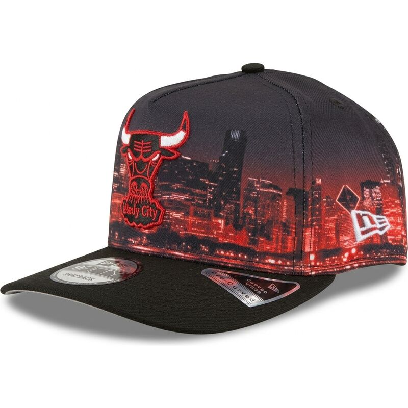 bone-curvo-multicolor-snapback-9fifty-a-frame-precurved-skyline-da-chicago-bulls-nba-da-new-era