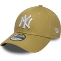bone-curvo-khaki-ajustavel-9forty-league-essential-da-new-york-yankees-mlb-da-new-era