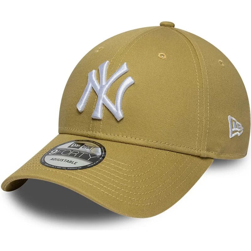 bone-curvo-khaki-ajustavel-9forty-league-essential-da-new-york-yankees-mlb-da-new-era