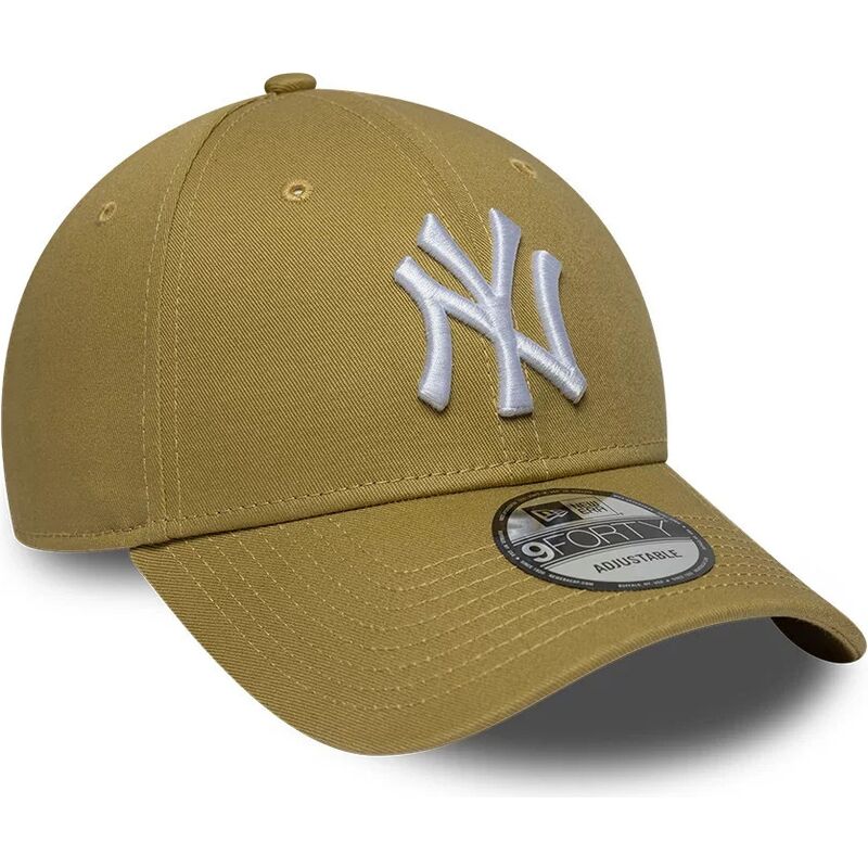 bone-curvo-khaki-ajustavel-9forty-league-essential-da-new-york-yankees-mlb-da-new-era