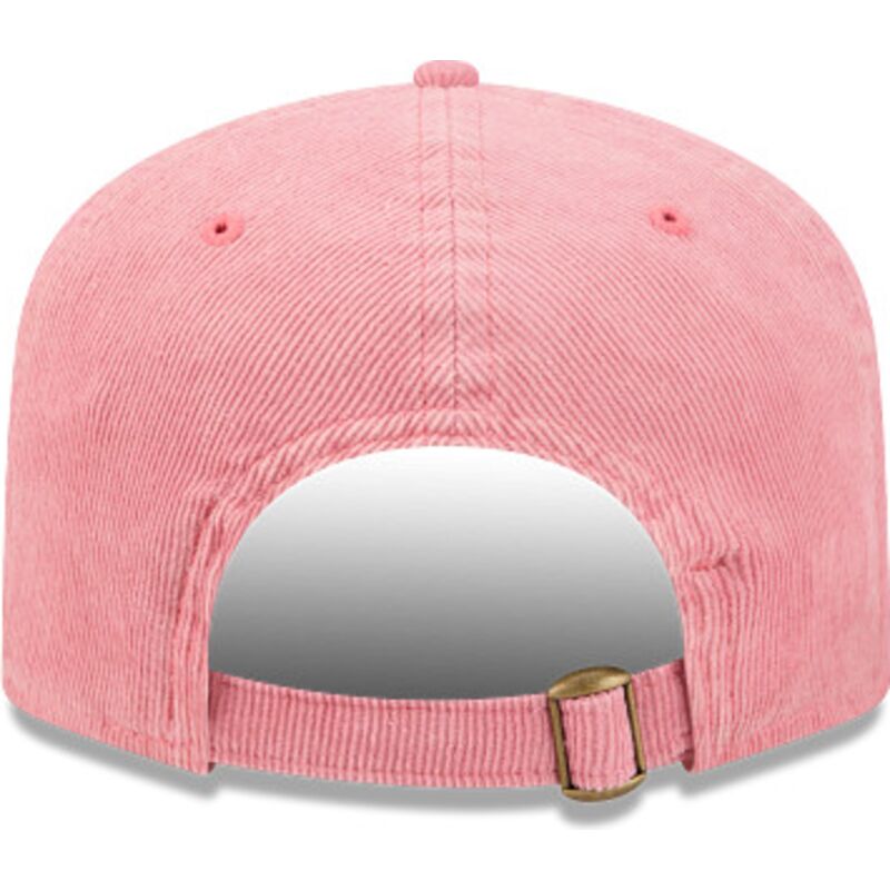 bone-curvo-rosa-ajustavel-19twenty-precurved-corduroy-pastel-da-los-angeles-dodgers-mlb-da-new-era