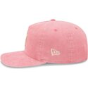 bone-curvo-rosa-ajustavel-19twenty-precurved-corduroy-pastel-da-new-york-yankees-mlb-da-new-era