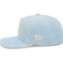 bone-curvo-azul-ajustavel-19twenty-precurved-corduroy-pastel-da-new-york-yankees-mlb-da-new-era