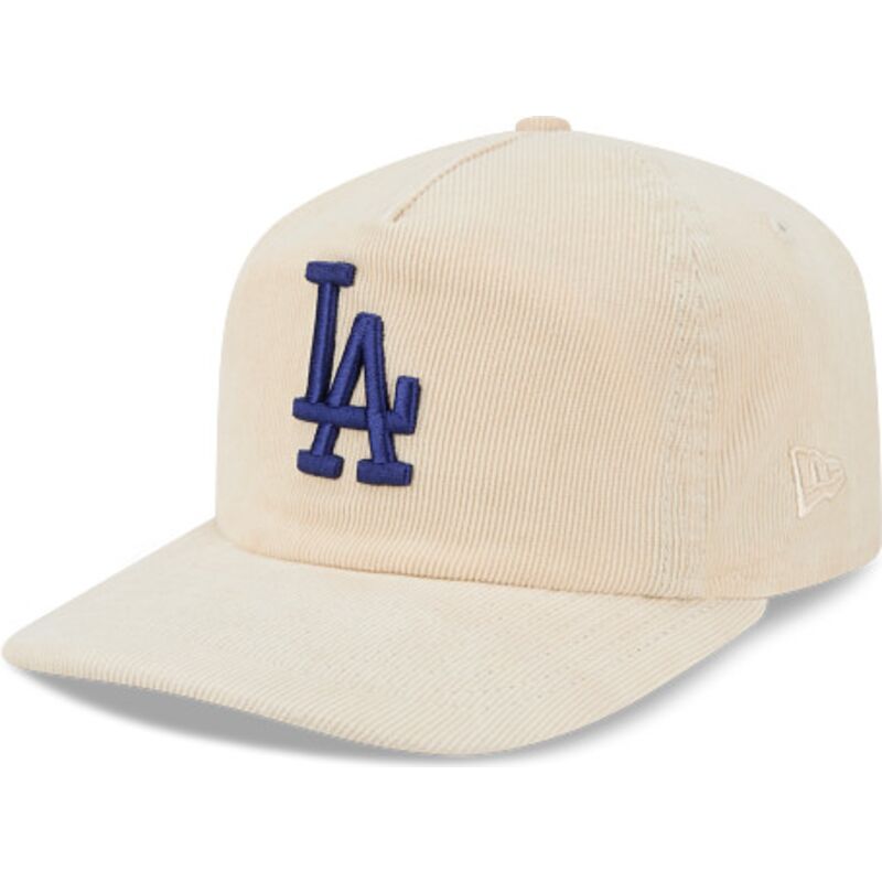 bone-curvo-bege-ajustavel-com-logo-azul-19twenty-precurved-corduroy-pastel-da-los-angeles-dodgers-mlb-da-new-era