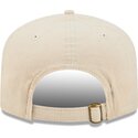 bone-curvo-bege-ajustavel-com-logo-azul-19twenty-precurved-corduroy-pastel-da-los-angeles-dodgers-mlb-da-new-era