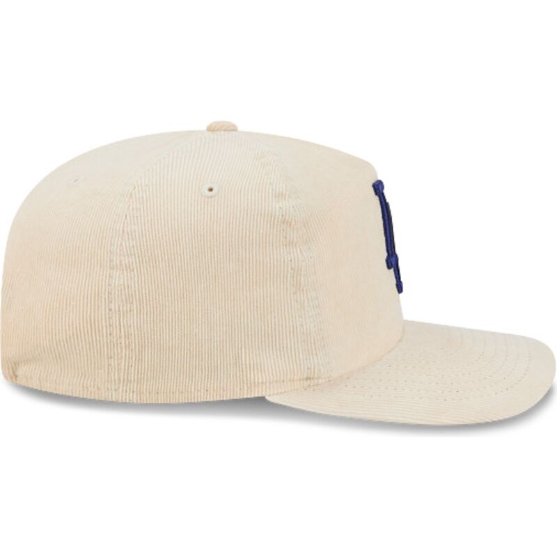 bone-curvo-bege-ajustavel-com-logo-azul-19twenty-precurved-corduroy-pastel-da-los-angeles-dodgers-mlb-da-new-era