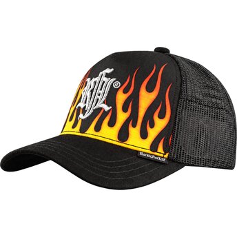 Boné trucker preto N°216 Burning da Rock’nFreeLife
