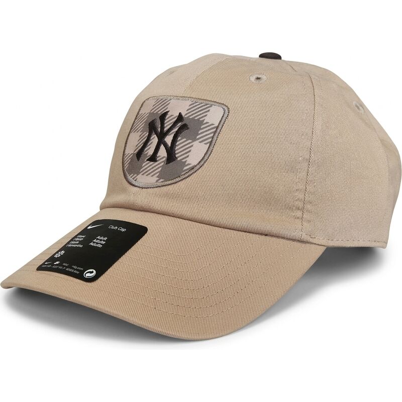 bone-curvo-bege-ajustavel-club-unstructured-organic-cotton-hemp-da-new-york-yankees-mlb-da-nike bone-curvo-bege-ajustavel-club-unstructured-organic-cotton-hemp-da-new-york-yankees-mlb-da-nike