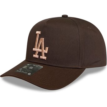 Boné curvo castanho snapback Rise Structured A-Frame26 da Los Angeles Dodgers MLB da Nike