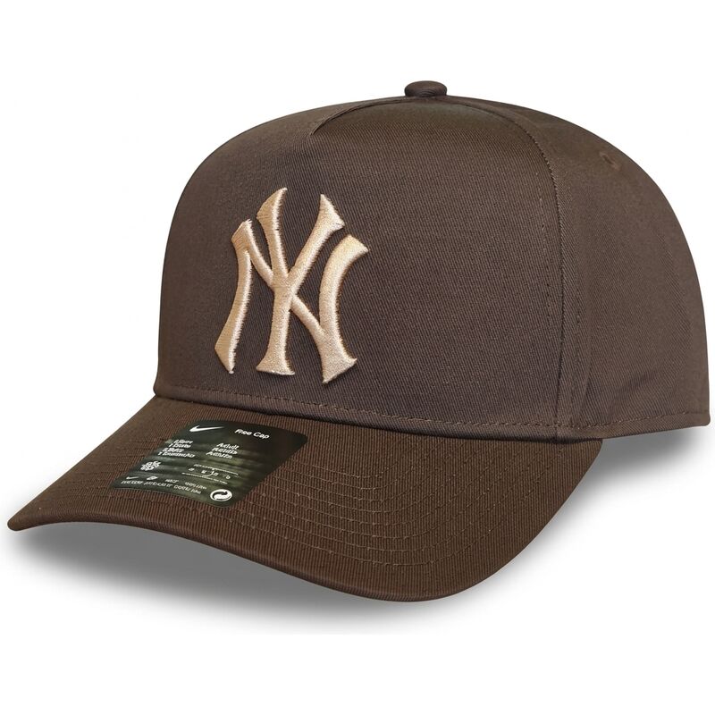 bone-curvo-castanho-snapback-rise-structured-a-frame26-da-new-york-yankees-mlb-da-nike