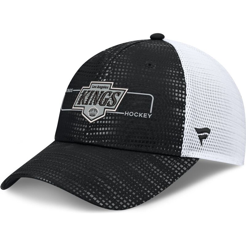 bone-trucker-preto-e-branco-structured-meshback-da-los-angeles-kings-nhl-da-fanatics