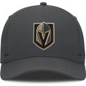 bone-curvo-cinza-e-preto-snapback-structured-a-frame-da-vegas-golden-knights-nhl-da-fanatics