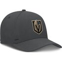bone-curvo-cinza-e-preto-snapback-structured-a-frame-da-vegas-golden-knights-nhl-da-fanatics