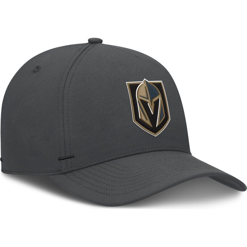 bone-curvo-cinza-e-preto-snapback-structured-a-frame-da-vegas-golden-knights-nhl-da-fanatics