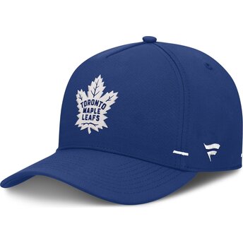 Boné curvo azul snapback Structured A-Frame da Toronto Maple Leafs NHL da Fanatics