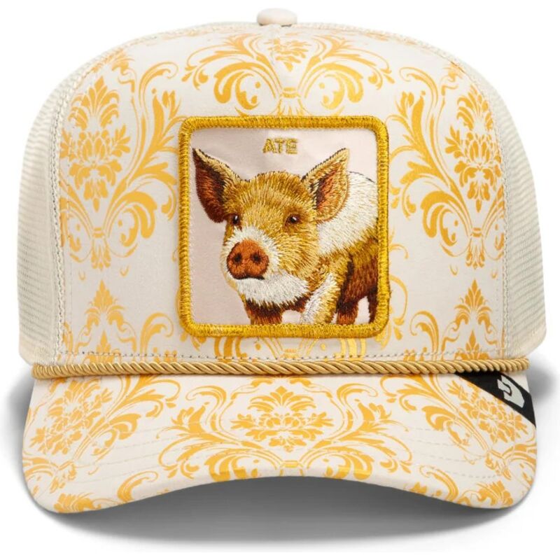 bone-trucker-dourado-e-branco-porco-ate-gilded-beast-the-farm-da-goorin-bros