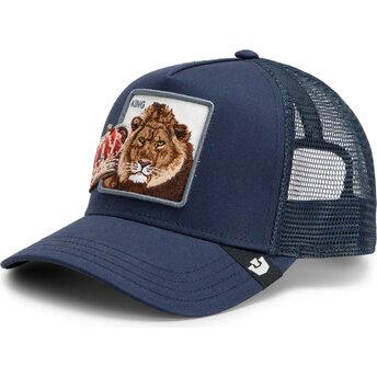 Boné trucker azul leão Royal Stay Royal Sidekick The Farm da Goorin Bros.