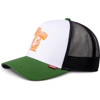 Boné trucker verde e branco HFT Toucan da Djinns