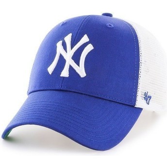 Boné trucker azul dos MLB New York Yankees da 47 Brand